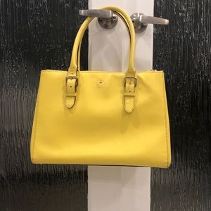 Kate Spade yellow tote bag